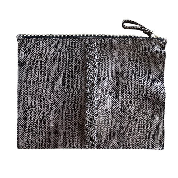 Raj Leather Clutch Brown - Picture 3 of 3